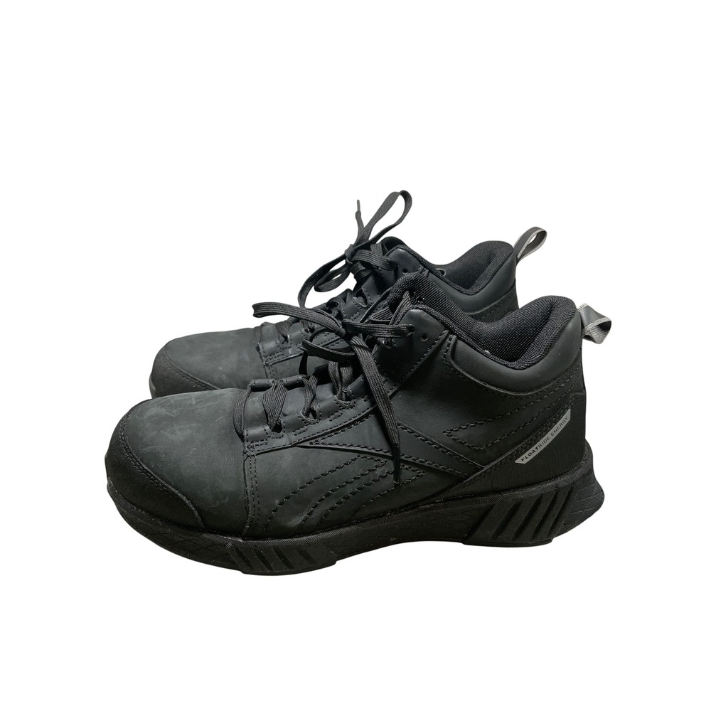 Reebok Work Floatride Energy Tactical Boot Black Leather Composite Toe RB4301 9W